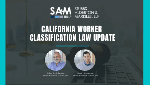 California Worker Classification Update
