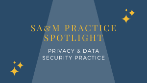 SA&M Practice Spotlight - Privacy & Data Security Practice